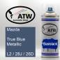 Preview: Mazda, True Blue Metallic, L2 / 28J / 26D: 400ml Sprühdose, von ATW Autoteile West.